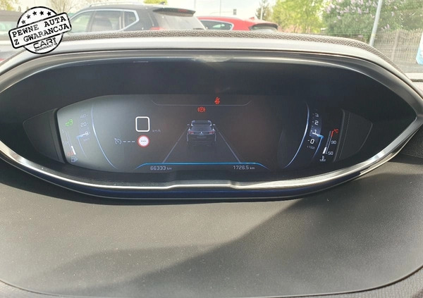 Peugeot 5008 cena 99900 przebieg: 66000, rok produkcji 2021 z Szczytna małe 781